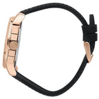 Maserati Successo R8871621012 Rose Gold Black Dial Rubber Men's Watch