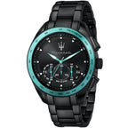 Maserati Traguardo Aqua Edition R8873644002 Black Tiffany Men's Watch