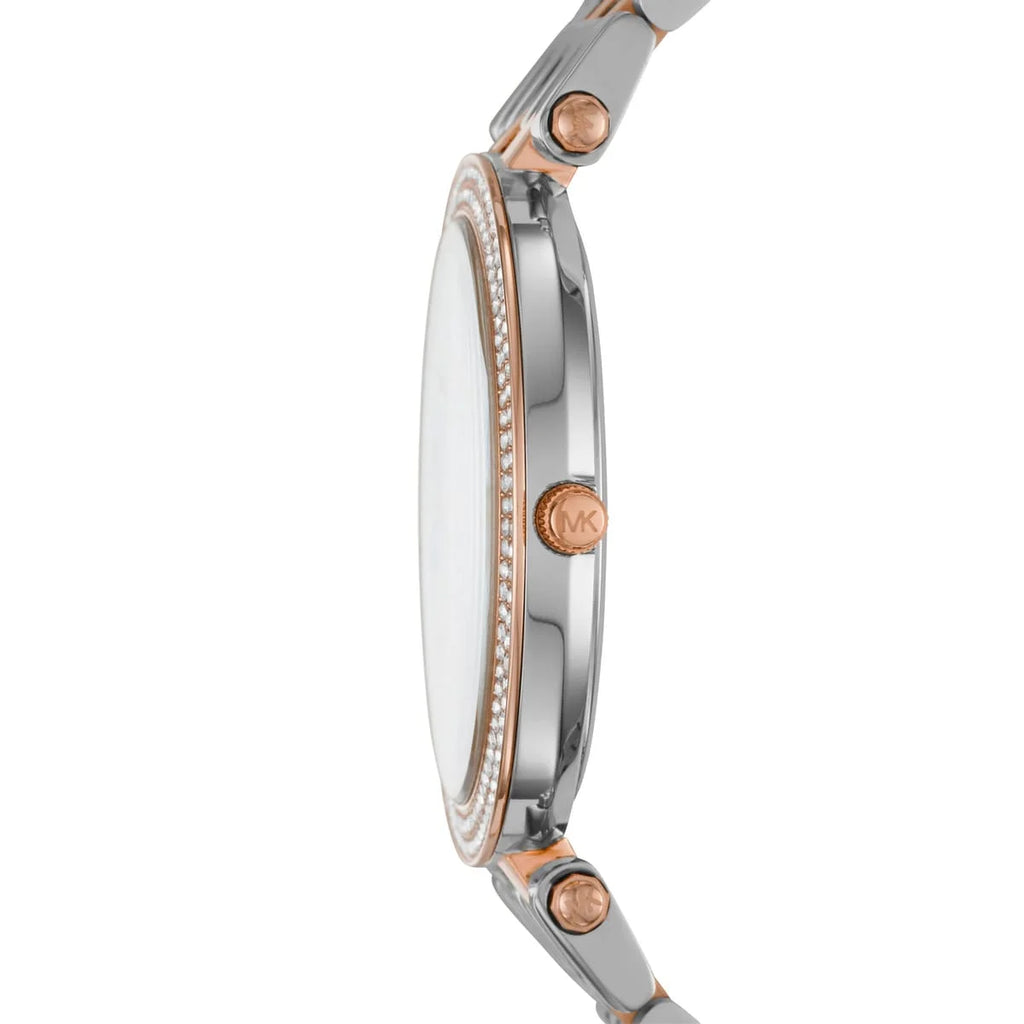 Michael Kors Darci MK3726 Two-Tone Watch with Rose Gold Celestial Star Dial