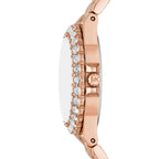 Michael Kors Lennox MK7396 Rose Gold Watch with Vibrant Fuchsia Dial