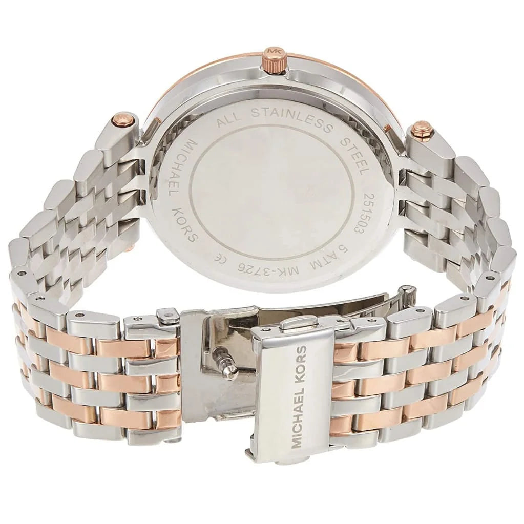 Michael Kors Darci MK3726 Two-Tone Watch with Rose Gold Celestial Star Dial