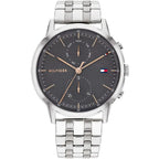 Tommy Hilfiger Easton 1710431 Silver Case Grey Dial Rose Gold Accents Men's Watch