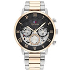 Tommy Hilfiger Legend 1710570 Two-Tone Rose Gold Skeleton Dial Men's Watch