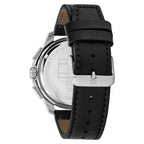 Tommy Hilfiger Larsen 1710619 Multi-Function Blue Dial Men's Black Leather Watch