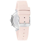 Tommy Hilfiger Lori 1782343 Women's Silver Case Pink Dial Pink Rubber Watch