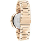 Tommy Hilfiger Luna 1782391 Gold Case Rose Gold Dial Crystal Bezel Women's Watch