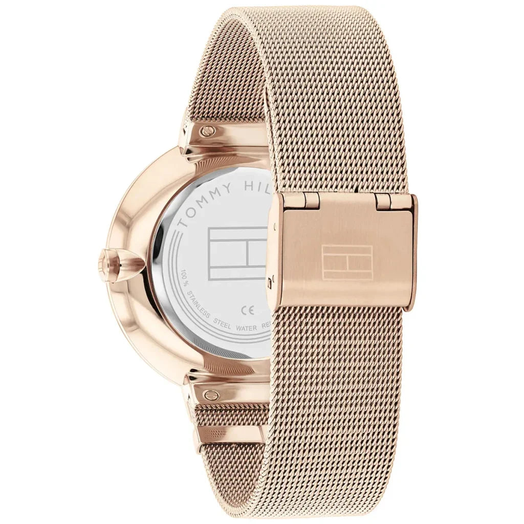 Tommy Hilfiger Lidia 1782538 Rose Gold Dial Rose Gold Mesh Women's Watch