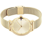 Tommy Hilfiger Pippa 1782728 Full Gold Mesh Crystal Markers Women's Watch