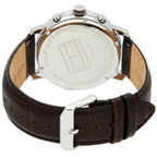 Tommy Hilfiger Keagan 1791290 Rose Gold Case Blue Dial Brown Leather Men's Watch