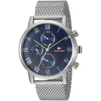 Tommy Hilfiger Kane 1791398 Multi-Function Blue Dial Men's Mesh Watch