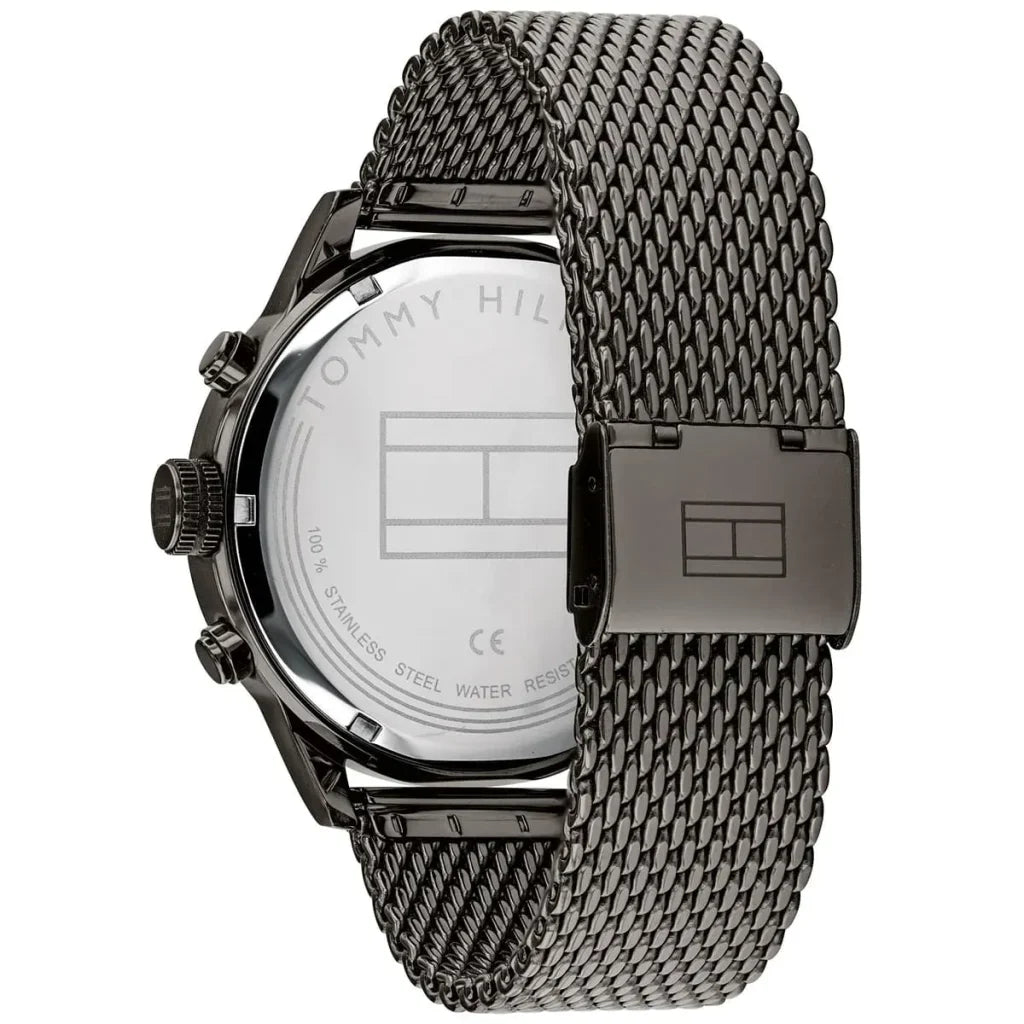 Tommy Hilfiger Icon 1791597 Gunmetal Grey Mesh Men's Watch