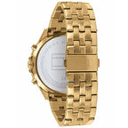 Tommy Hilfiger West 1791708 Gold Case Black Dial Gold Stainless Steel Men's Watch