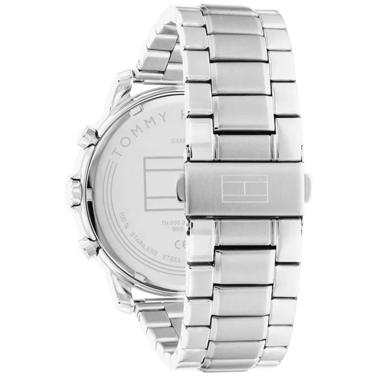 Tommy Hilfiger Jameson 1792048 Silver Case Black Dial Men's Watch