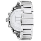 Tommy Hilfiger Wild 1792077 Silver Case Blue Textured Dial Steel Men's Watch (50mm)
