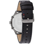 Original Tommy Hilfiger Men's Watch - Olive Green Dial & Black Leather (1791856)