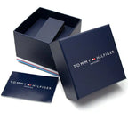 Original Tommy Hilfiger Men's Watch - Silver Case & Black Leather (1791417)
