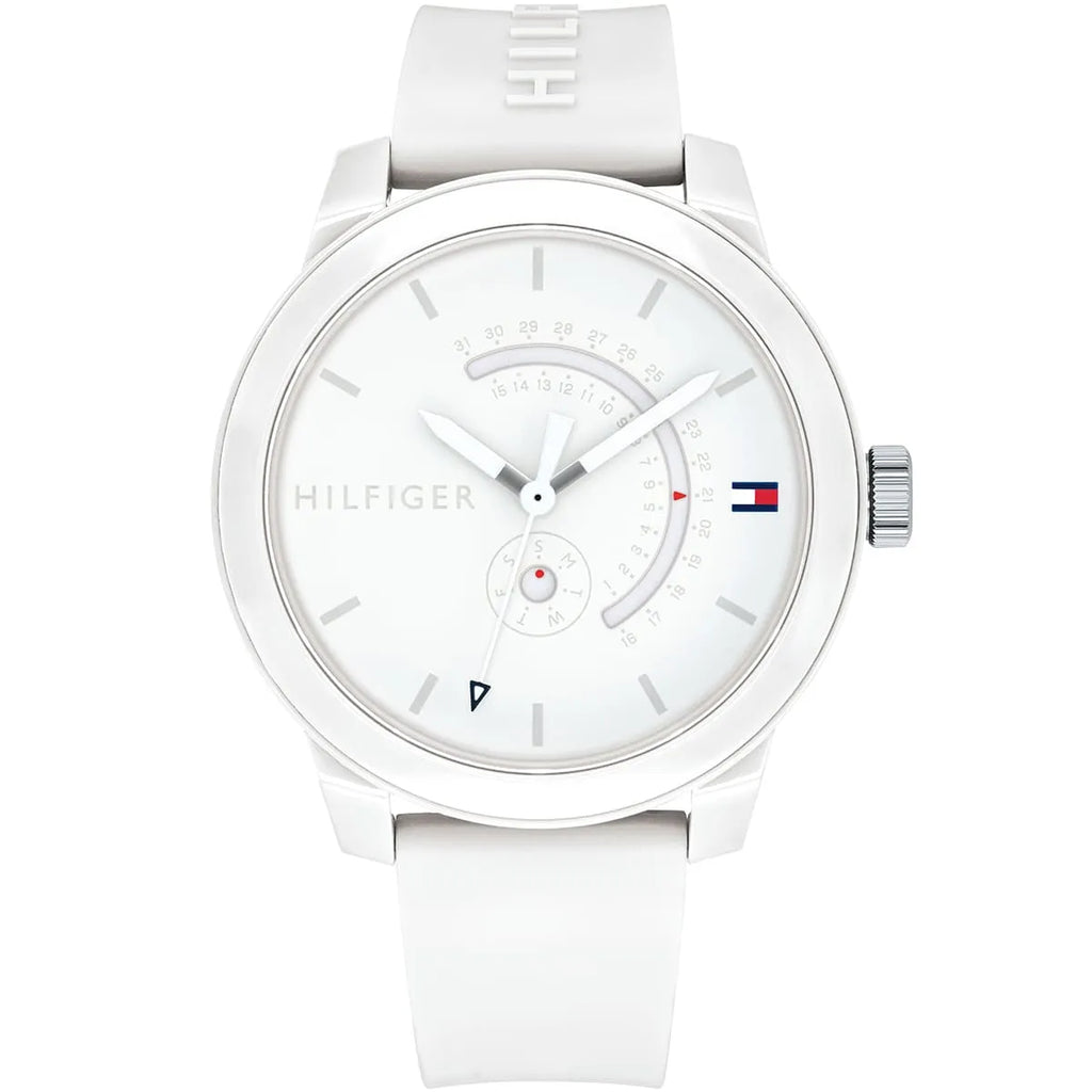Original Tommy Hilfiger Men's Watch - White Rubber Strap (1791481)