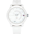 Original Tommy Hilfiger Men's Watch - White Rubber Strap (1791481)