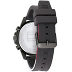 Original Tommy Hilfiger Men's Watch - Gunmetal Case & Gray Rubber (1791792)