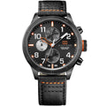 Original Tommy Hilfiger Men's Watch - Black Case & Black Leather (1791136)