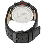 Original Tommy Hilfiger Men's Watch - Black Case & Black Leather (1791136)