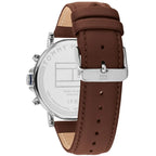 Original Tommy Hilfiger Tyson Men's Watch - Silver Case & Brown Leather (1710585)