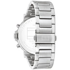 Original Tommy Hilfiger Tyson Men's Watch - Silver Steel & Dark Grey Dial (1710604)