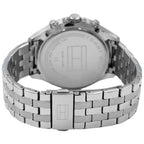 Original Tommy Hilfiger West Men's Watch - Silver Steel & Dark Grey Dial (1791707)