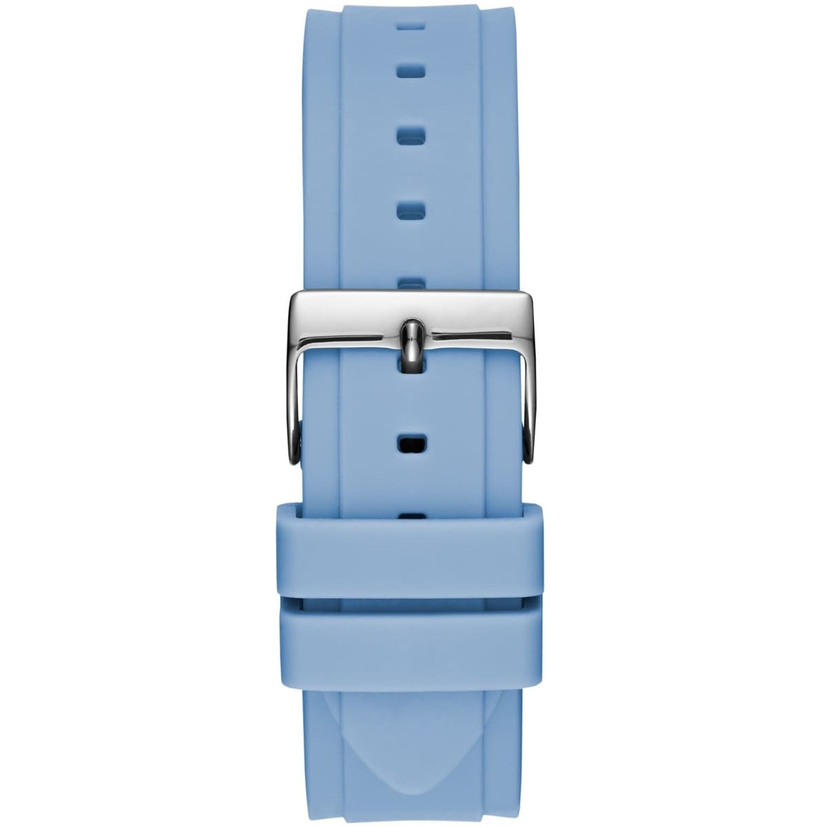 Guess Limelight W1053L5 Multi-Function White Dial Women's Blue Rubber Watch