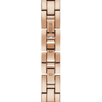 Guess W1145L4 Rose Gold Case Triangle Logo Rose Gold Bangle Women's Watch