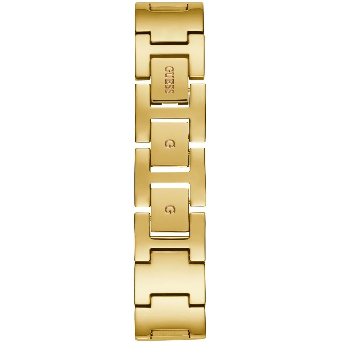 Guess Claudia W1279L2 Gold Case Crystal Bezel 4G Logo Gold Mesh Women's Watch