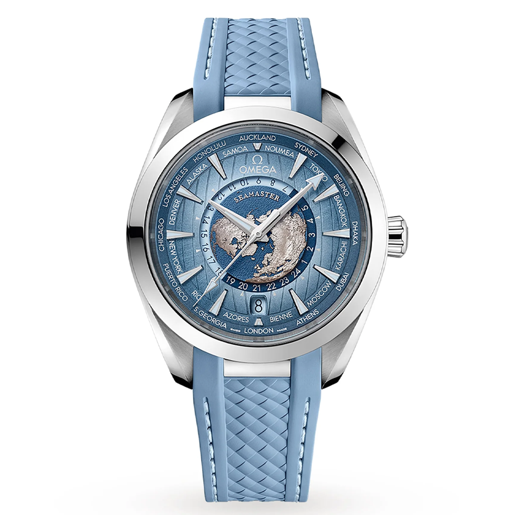 Omega Seamaster Aqua Terra 150M Co-Axial Master Chronometer Gmt Worldtimer 43mm - 3 Colors